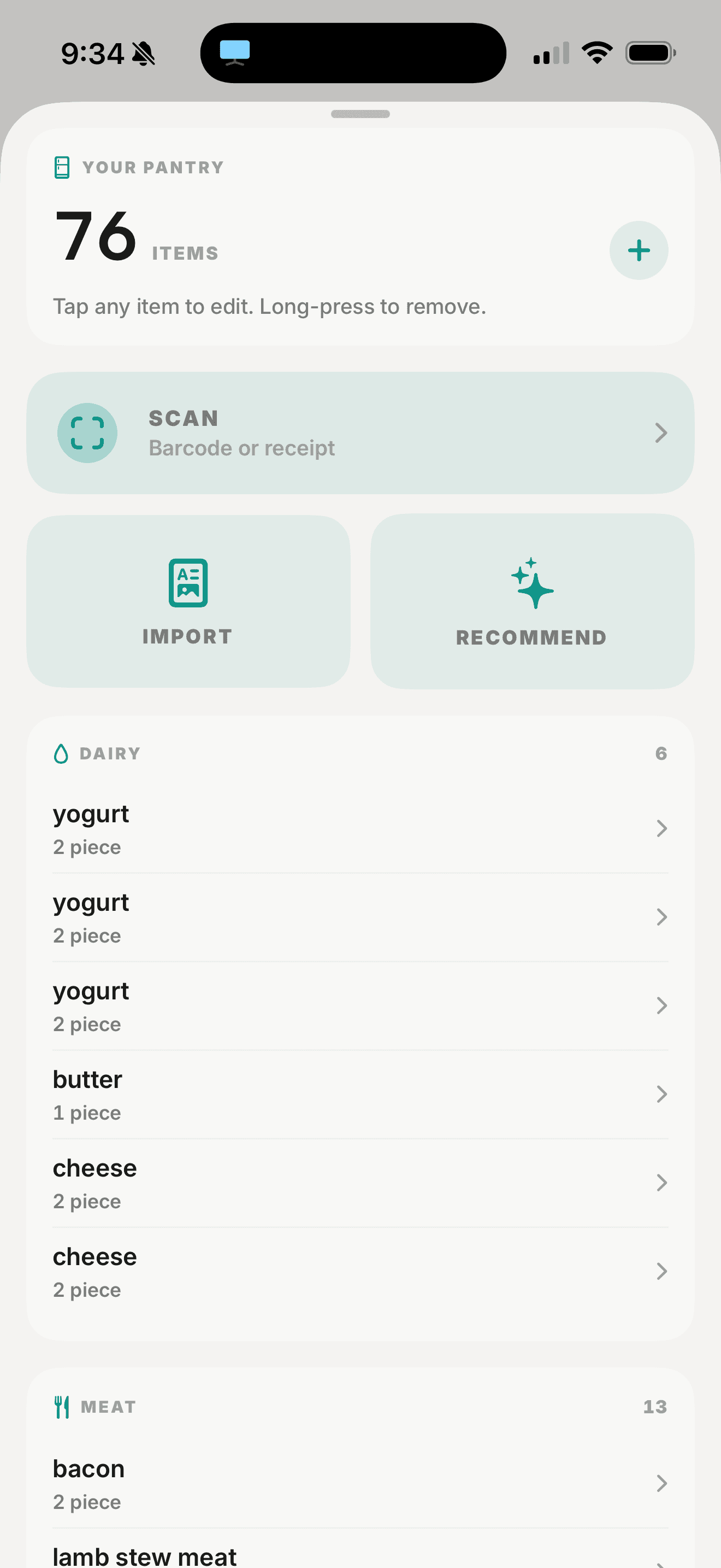 The Grovli Pantry — what's on your shelves, ready to cook