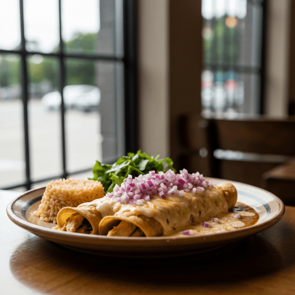 Enchiladas Suizas de Pollo