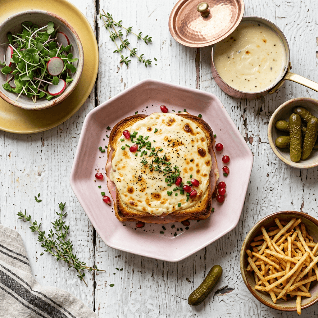 Croque Monsieur with Gruyère-Mornay Sauce