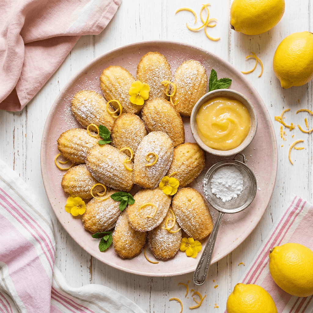Madeleines au Zeste de Citron (Classic French Lemon Tea Cakes)