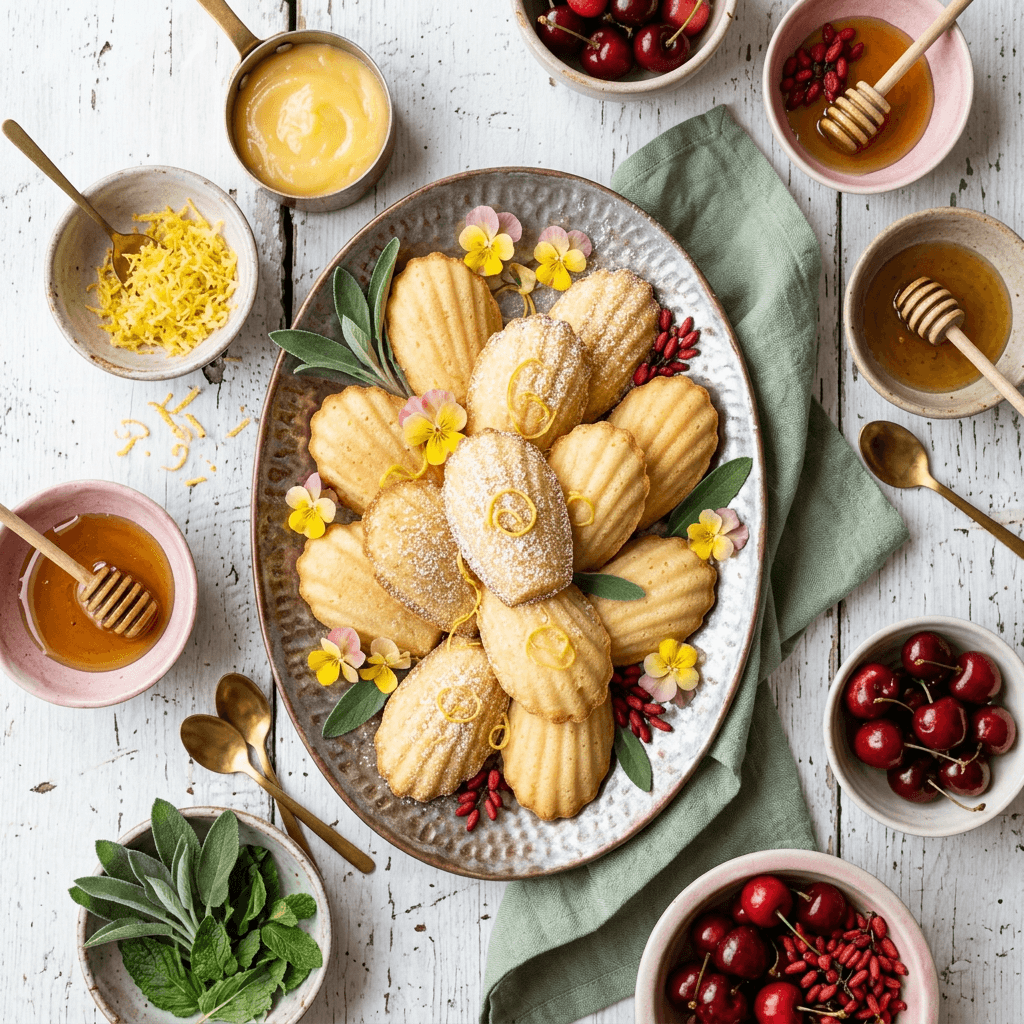 Madeleines au Citron (Classic French Tea Cakes)