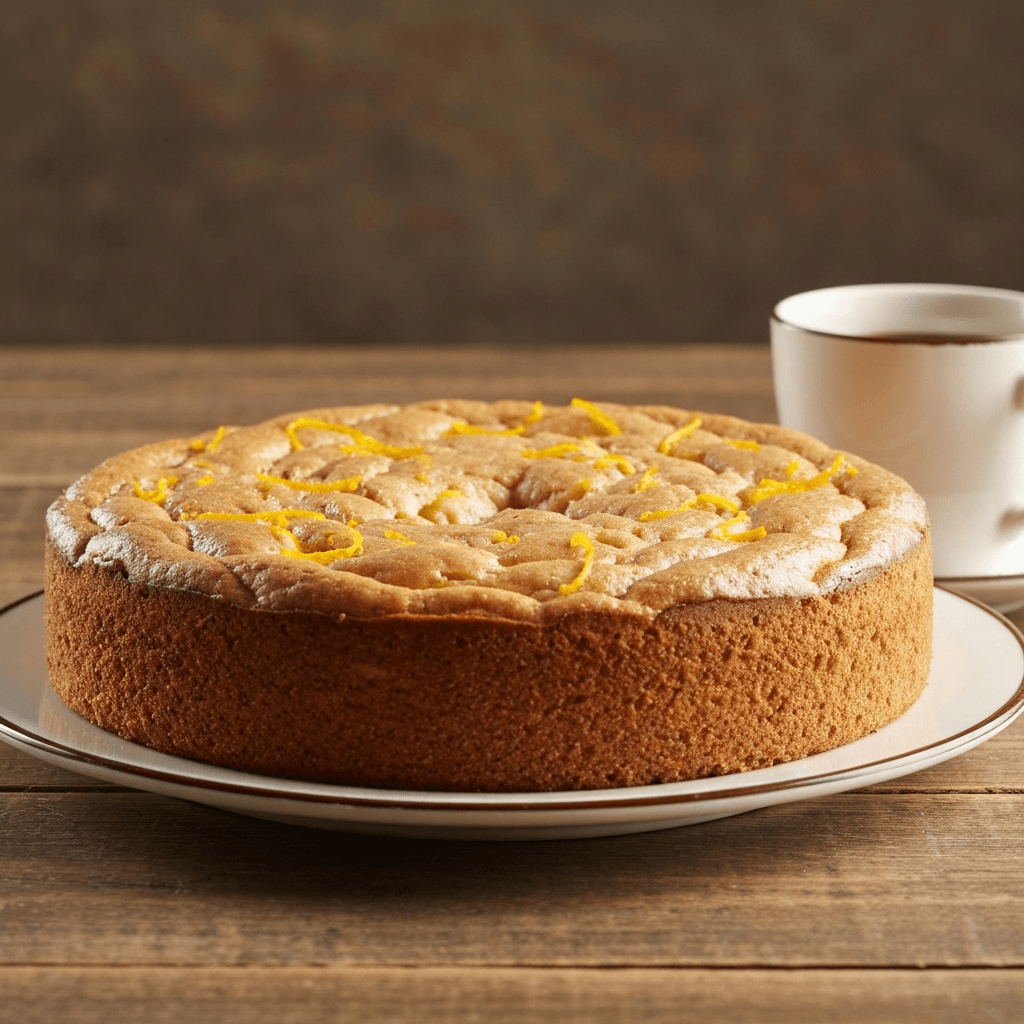 Casablanca Morning Coffee Cake with Orange Zest