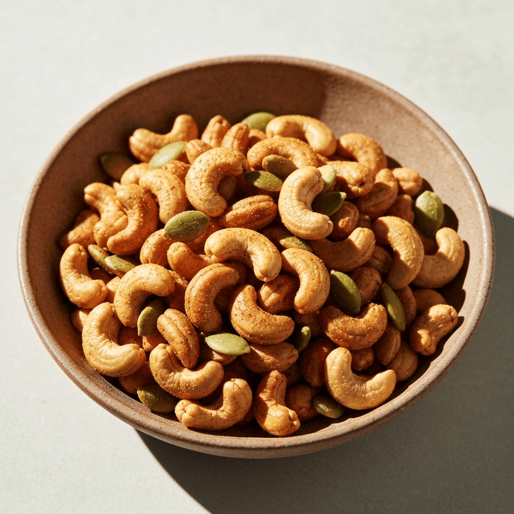 Old Bay Spiced Cashew and Pepita Trail Mix