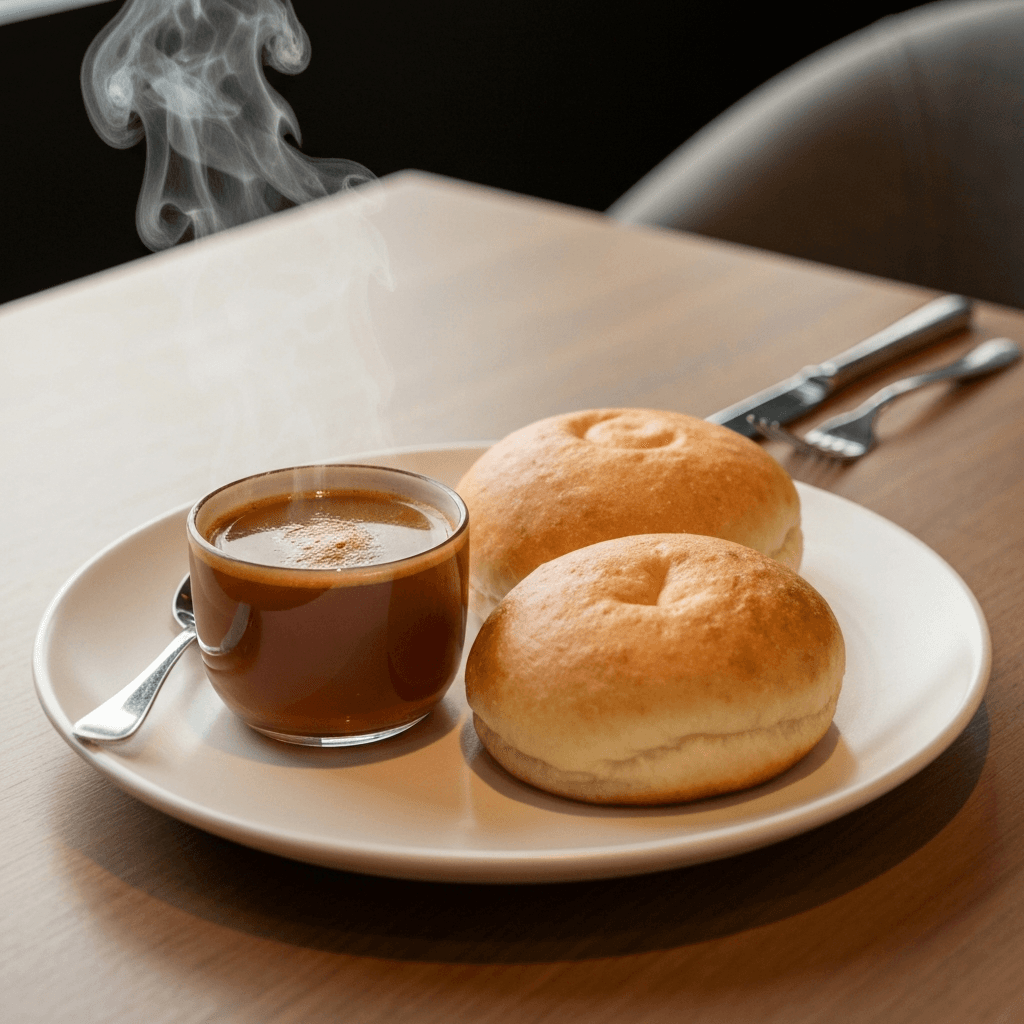 Borena-Style Spiced Tea and Ambasha Bread Plate