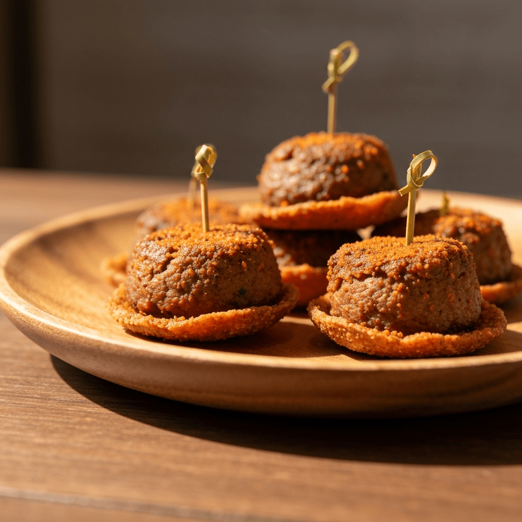 Cajun-Spiced Grass-Fed Beef and Sweet Potato 'Bistro' Bites