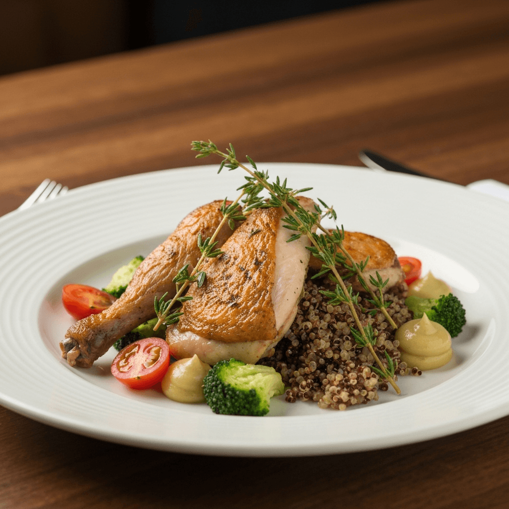 Poulet aux Herbes et Quinoa de Provence
