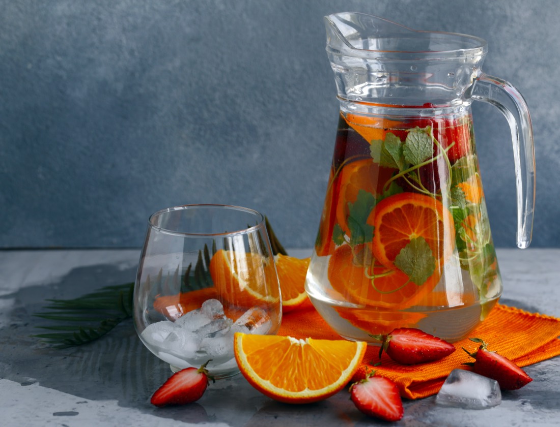 Orange Strawberry Mint